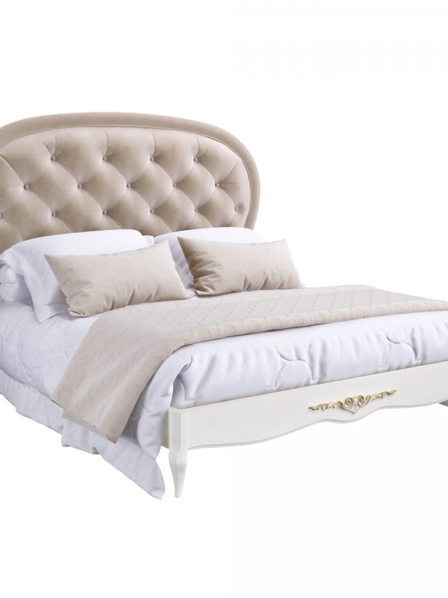 Кровать с мягким изголовьем 160*200