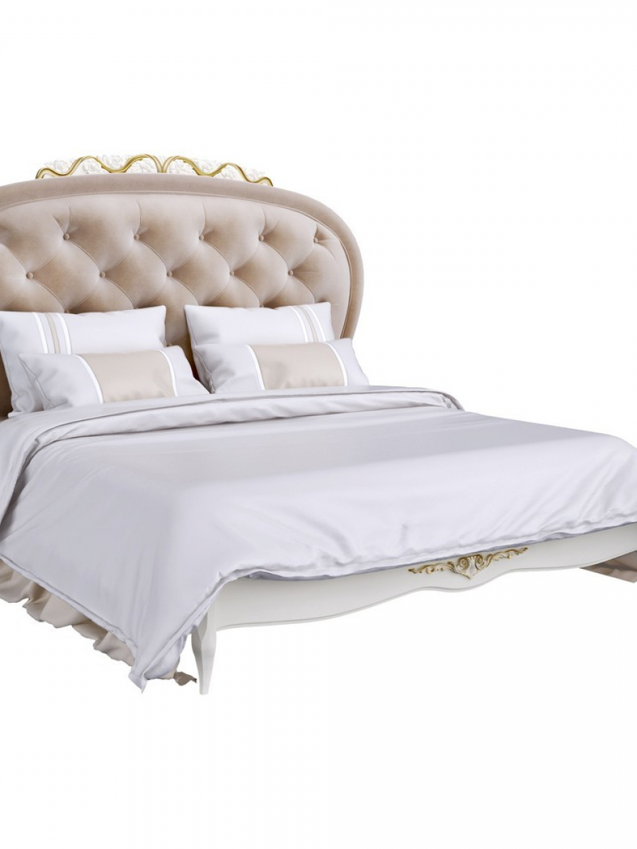 Кровать с мягким изголовьем 180*200