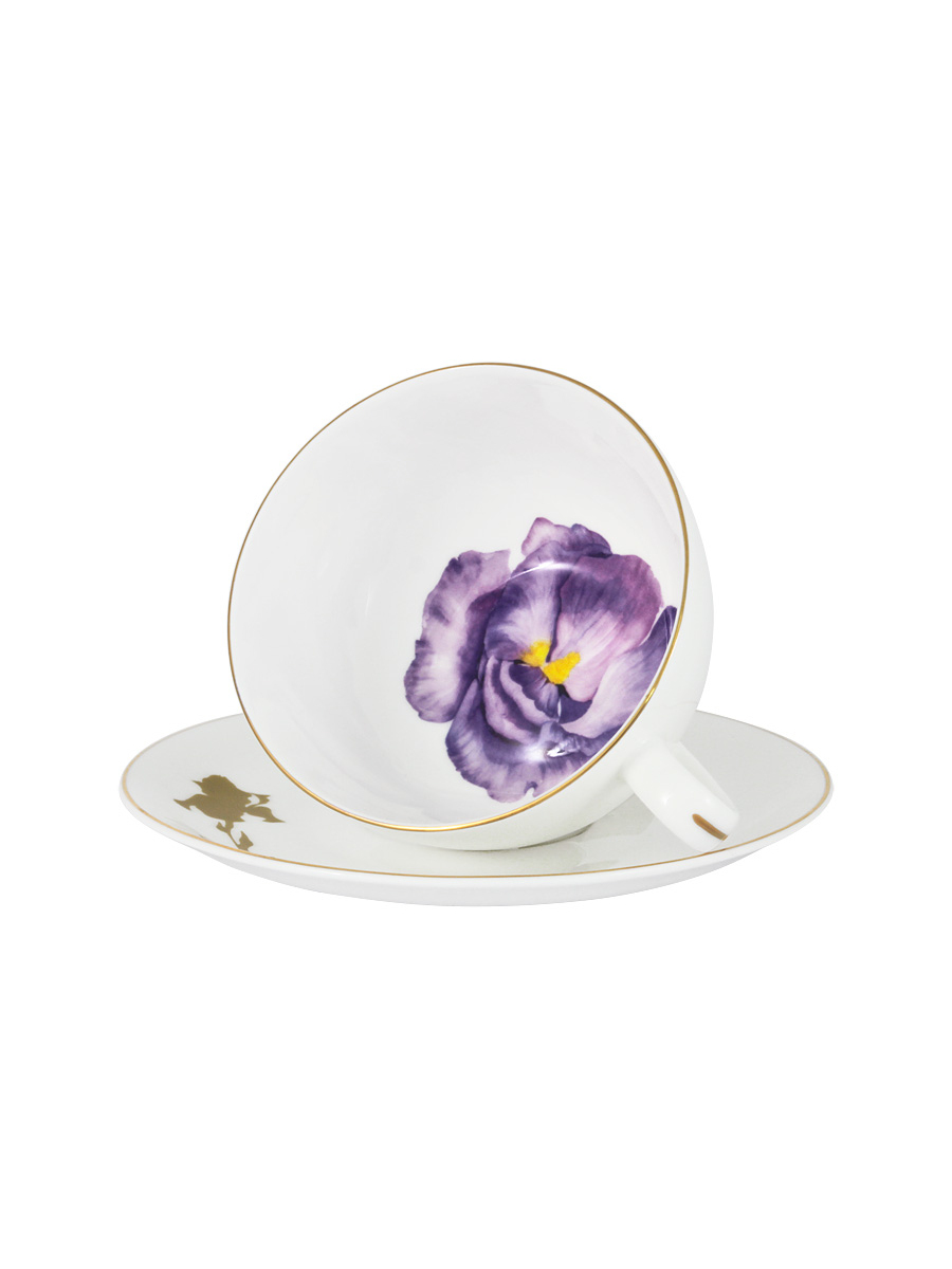 Чашка с блюдцем Iris, 0,25 л