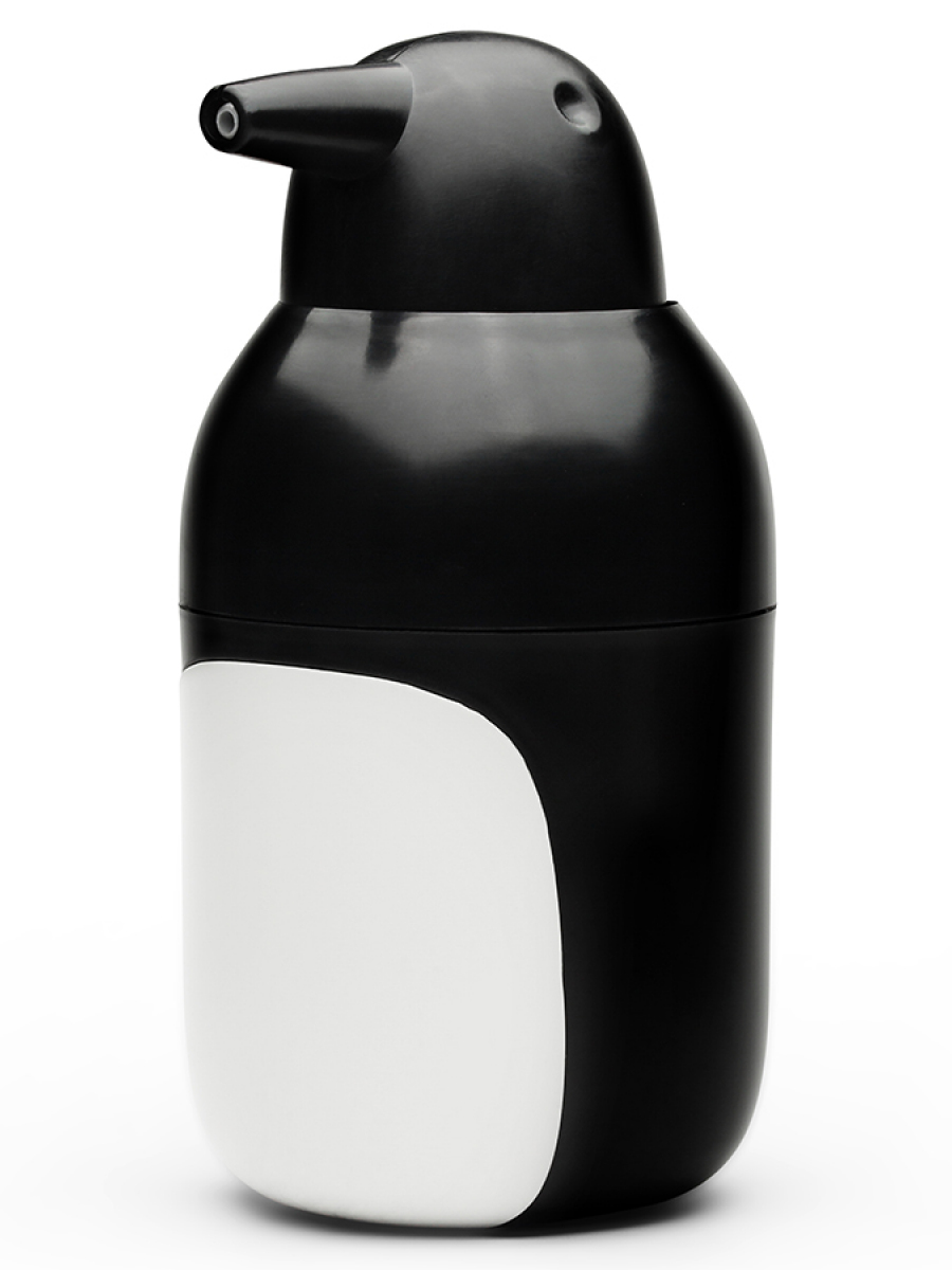 Диспенсер для мыла penguin, черно-белый