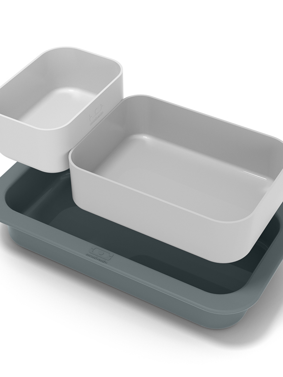 Силиконовые формы для ланч-боксов mb silicase серые