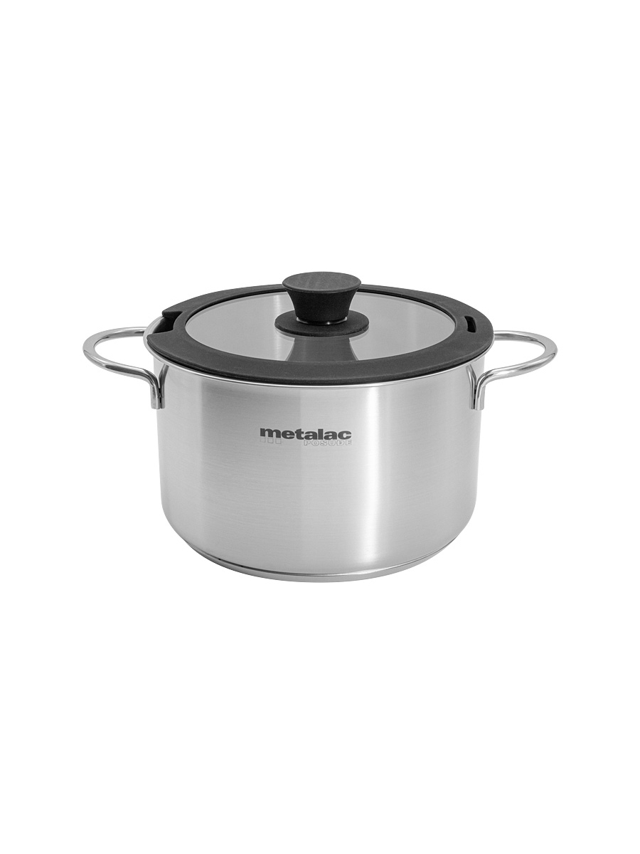 Кастрюля Pea, 20 см, 3,8 л, крышка стеклянная